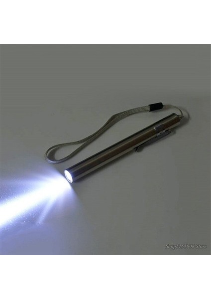 Mini El Feneri LED Kalem Tarzı Taşınabilir Doktorlar Tarafından Kullanılır Şarj Edilebilir Ev Feneri USB Şarjlı Alüminyum Beyaz / Sıcak Işık-Beyaz Işık (Yurt Dışından)