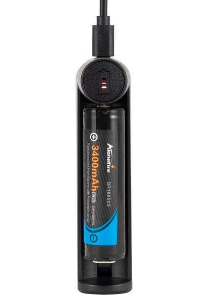 【ayak Izi】 Haixnfire Mc3 3.7V Evrensel USB Şarj Cihazı 18650 16340 14500 26650 Li-Ion Için (Yurt Dışından)