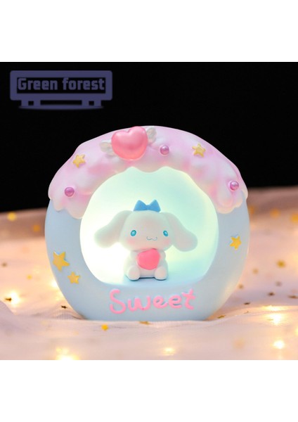 Yeşil Orman Bebek Gece Lambası Göze Çarpan Olmayan Güzel Karikatür LED Gece Lambası Dekor (Yurt Dışından) fiyatları