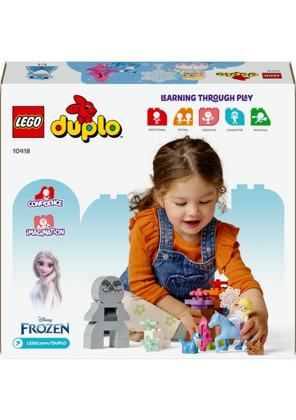 LEGO® DUPLO® | Disney Elsa ve Bruni Büyülü Ormanda 10418 - 2 Yaş ve Üzeri Çocuklar Için Elsa Mini Bebek Figürü Içeren Eğitici Oyuncak Yapım Seti (31 Parça)