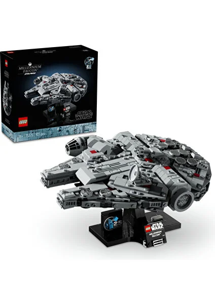 Star Wars# Millennium Falcon# 75375 - Star Wars Seven Yetişkinler Için Inşa Edilebilen Koleksiyonluk Yaratıcı Starship Modeli Yapım Seti (921 Parça)