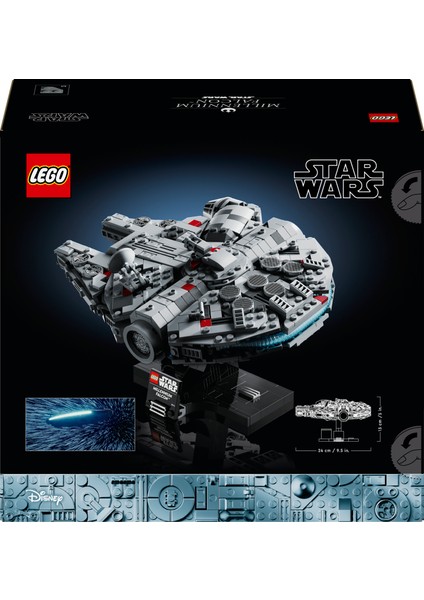 Star Wars# Millennium Falcon# 75375 - Star Wars Seven Yetişkinler Için Inşa Edilebilen Koleksiyonluk Yaratıcı Starship Modeli Yapım Seti (921 Parça)