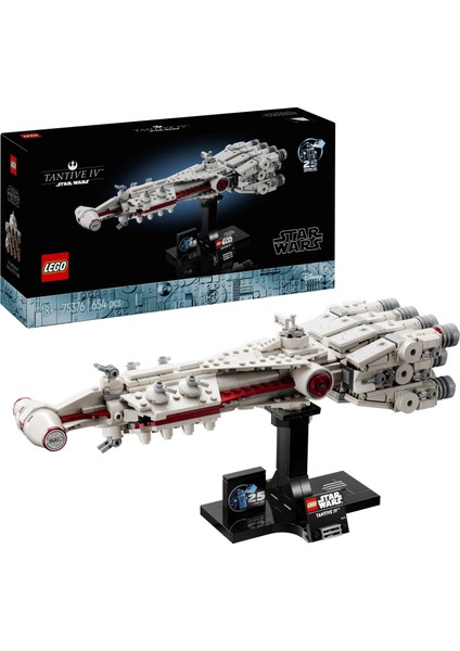 Star Wars™ Tantive Iv# 75376 - Star Wars Seven Yetişkinler Için Inşa Edilebilen Koleksiyonluk Yaratıcı Starship Modeli Yapım Seti (654 Parça)