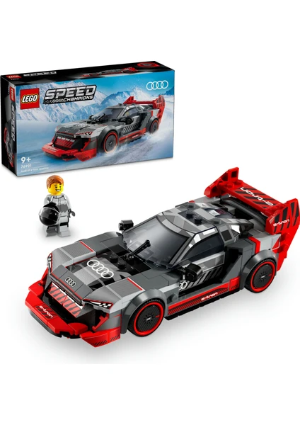 LEGO® Speed Champions Audi S1 E-Tron Quattro Yarış Arabası 76921 - 9 Yaş ve Üzeri Çocuklar Için Koleksiyonluk ve Sergilenebilir Yaratıcı Oyuncak Model Yapım Seti (274 Parça)