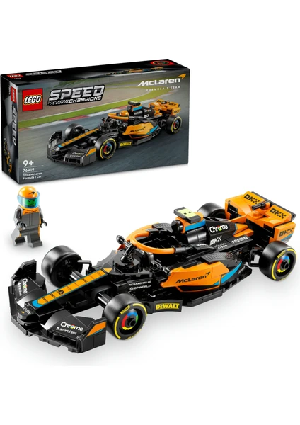 LEGO® Speed Champions 2023 Mclaren Formula 1 Yarış Arabası Set 76919 - 9 Yaş ve Üzeri Çocuklar Için Koleksiyonluk ve Sergilenebilir Yaratıcı Oyuncak Model Yapım Seti (245 Parça)