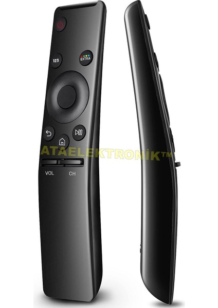 Samsung Tüm Modeller Uyumlu Sihirli Yerine Muadil Tuşlu Kumanda Ku 7500 4K UHD Tv BN59-01259B BN59-01259 K ve M Serisi Uyumlu Led-Lcd Tv Akıllı Kumandası BN59-01259B
