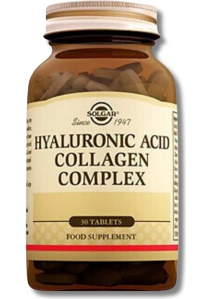 Hyaluronic Acid Collagen Complex – 1 Kutu (30 Tablet)