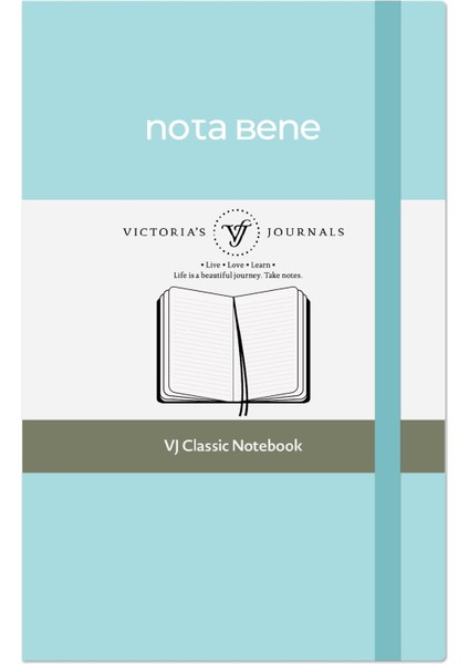Nota Bene Classic Sert Kapak Defter, 9X14 Cm, Çizgili