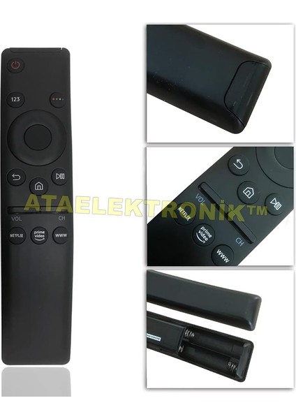 Samsung Uyumlu BN59-01312K 4K Suhd Smart Tv Tv Akıllı Kumanda Netflix Prime Tuşlu A I R 2