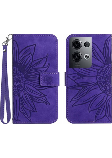 Kart Yuvaları Tutucu Kısa Kayış Flip Cüzdan Pu ile Oppo Oppo 8 Pro Için Telefon Kılıfı (Yurt Dışından)