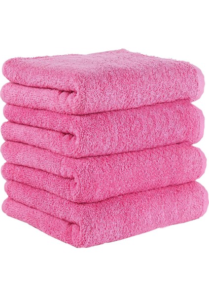 4 Lü El Yüz Havlu Takımı Pamuklu Desensiz Düz Renk Havlu Seti 50X90 cm fiyatları