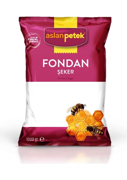 Aslan Petek Fondan Şeker 1 kg