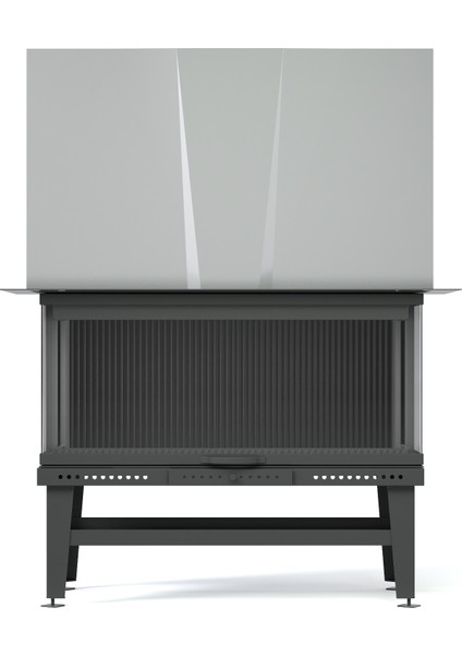 U Tipi Üç Tarafı Tam Açık Asansörlü Şömine Haznesi fiyatları