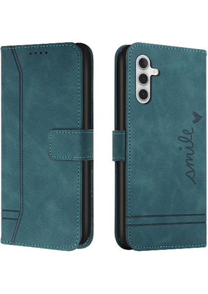 Için Samsung Galaxy A14 4g/5g Flip Folio Cüzdan Kart Yuvaları Telefon Kılıfı (Yurt Dışından)
