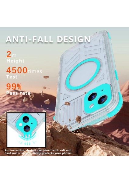 Iphone 15 Için 12FT Askeri Darbeye Dayanıklı IP68 Su Geçirmez Tam Manyetik Telefon Kılıfı (Yurt Dışından) fırsatları