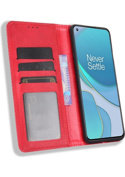 Oneplus 8t 5g Manyetik Kapatma Pu Deri Cüzdan Için Telefon Kılıfı (Yurt Dışından) indirimleri
