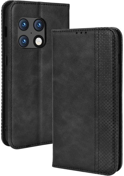Oneplus 10 Için Pro 5g Cüzdan Manyetik Kapatma Pu Deri Telefon Kılıfı (Yurt Dışından)