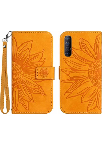 Kart Yuvaları Tutucu Flip Cüzdan ile Oppo Oppo 3 Pro 5g Kısa Kayış Için Telefon Kılıfı (Yurt Dışından)