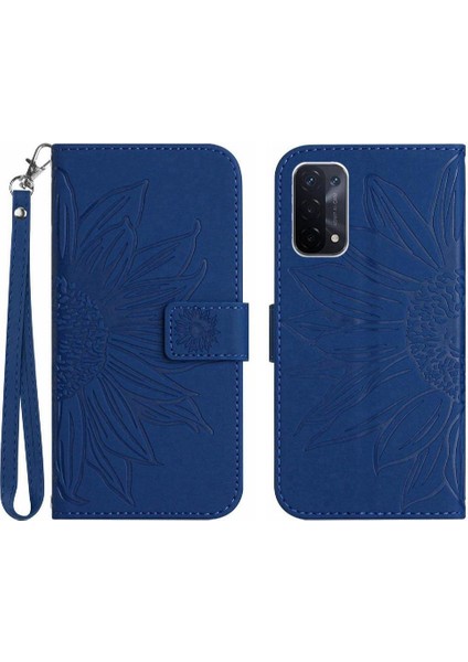 Oppo Için A54 5G/A74 5G/A93 5g Flip Cüzdan Lüks Pu ile Telefon Kılıfı (Yurt Dışından)