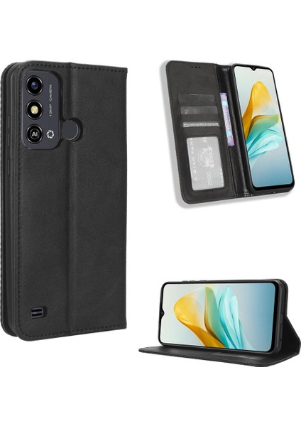 Zte Blade A53 Pu Deri Manyetik Kapatma Cüzdan Telefon Kılıfı (Yurt Dışından) indirimleri
