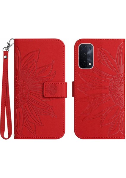 Oppo Için A54 5G/A74 5G/A93 5g Flip Cüzdan Lüks Pu ile Telefon Kılıfı (Yurt Dışından)