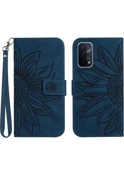 Oppo Için A54 5G/A74 5G/A93 5g Flip Cüzdan Lüks Pu ile Telefon Kılıfı (Yurt Dışından)