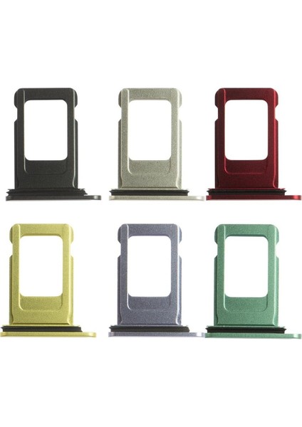Apple iPhone Uyumlu 11 Sim Kart Tepsisi - Siyah Senalstore