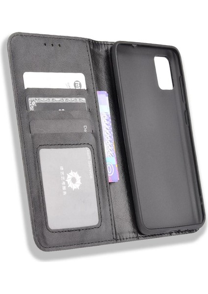 Zte Blade Magnetic Manyetik Kapatma Pu Deri Cüzdan Telefon Kılıfı (Yurt Dışından)