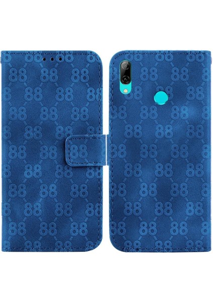 Için Huawei P Akıllı 2019 Kickstand Kart Tutucu Pu Deri Cüzdan Telefon Kılıfı (Yurt Dışından)