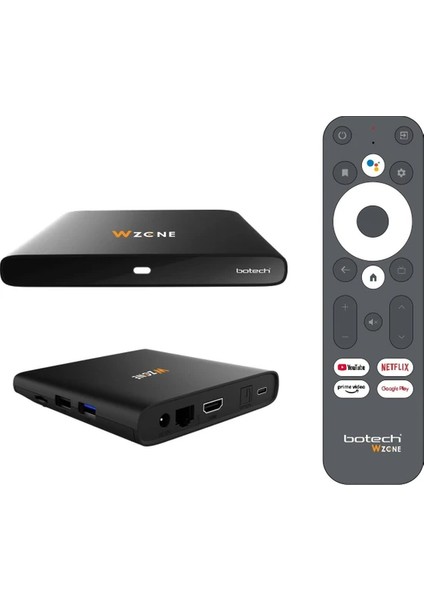 Wzone Tunerli Uydu Alıcı Lisanslı 4K Android Box