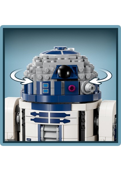 LEGO® Star Wars™ R2-D2 75379 - 10 Yaş ve Üzeri Star Wars Sevenler Için Yaratıcı Oyuncak Yapım Seti (1050 Parça)