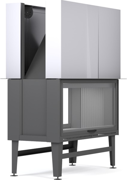 Ön Arka Açık Asansörlü Şömine Haznesi modelleri