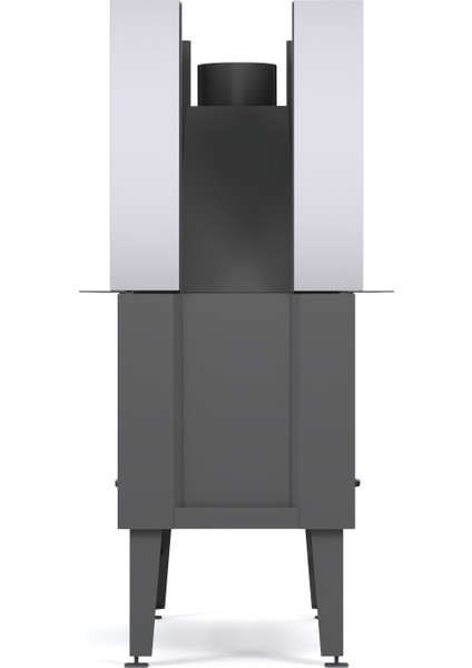 Ön Arka Açık Asansörlü Şömine Haznesi fırsatları