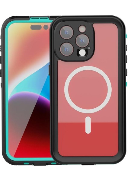 Iphone 15 Için Pro Max 12FT Askeri Darbeye Su Geçirmez Dahili Telefon Kılıfı (Yurt Dışından)