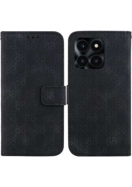 Onur X6A Cüzdan Için Pu Deri Çift 8 Kabartmalı Kart Telefon Kılıfı (Yurt Dışından)
