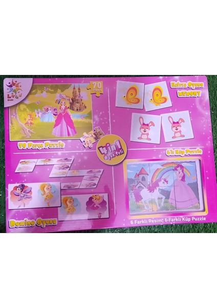 4 In 1 Oyun Seti Prenses