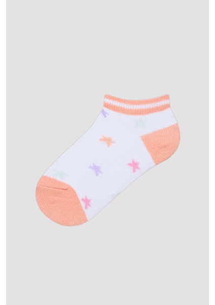 Kız Çocuk Star Unicorn Çok Renkli 4lü Patik Çorap modelleri
