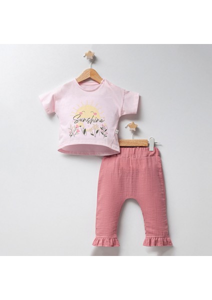 Sunshine Müslin 2'li Bebek Takım 5203