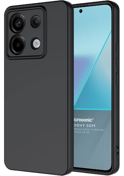 Xiaomi Poco X6 5g Kılıf Groovy Soft Siyah