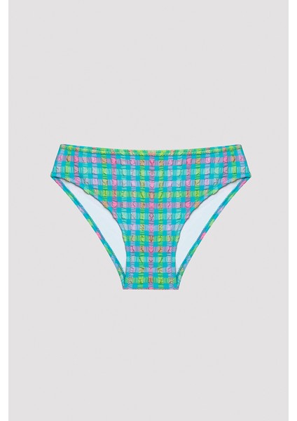 Genç Kız Nancy Tek Omuz Çok Renkli Bikini Takımı modelleri
