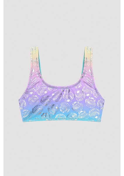 Kız Çocuk Silver Çok Renkli Halter Bikini Takımı fiyatları