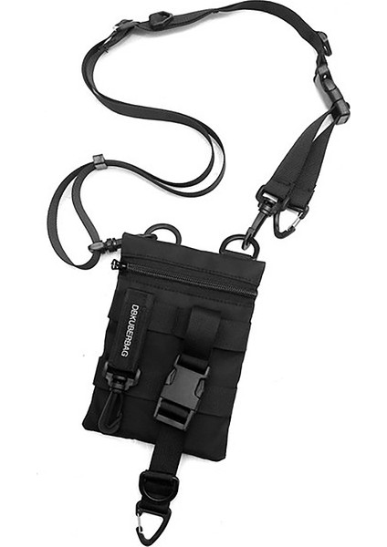 Tek Omuz Çantası Erkekler Mini Hip Hop Tarzı Cep Telefonu Rahat Kadınlar Için Crossbody Çanta Kılıfı Seyahat Çanta Küçük (Yurt Dışından)