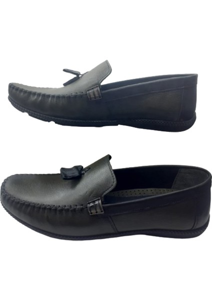 Haki Erkek Loafer Şık Günlük Ayakkabı N036-10