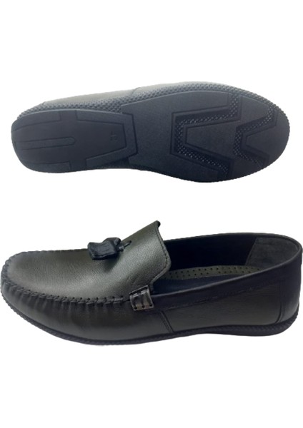 Haki Erkek Loafer Şık Günlük Ayakkabı N036-10