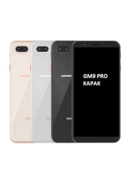 General Mobile Gm9 Pro Arka Pil Kapak Siyah