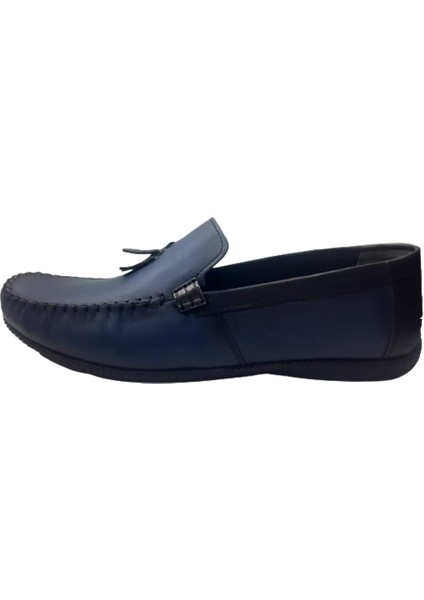 Erkek Lacivert Loafer Ayakkabı N036-10