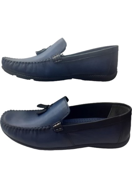 Erkek Lacivert Loafer Ayakkabı N036-10