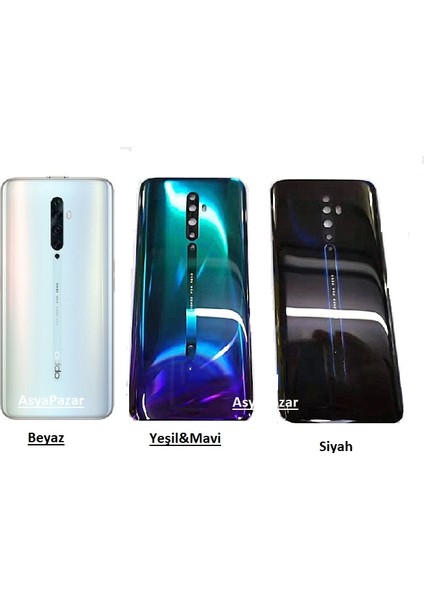 Oppo Reno 2z Arka Kapak-Pil Batarya Kapağı