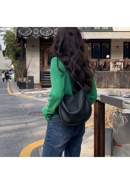 Bayanlar Moda Rahat Çanta Omuz Messenger Çanta Kadın Büyük Kapasiteli Çanta Geniş Omuz Askısı Çanta Beyaz (Yurt Dışından) fiyatları