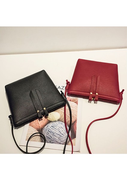 Moda Kadın Omuzdan Askili Çanta Pu Deri Kadın Çanta Katı Tote Çanta Crossbody Çanta Deri Kadın Askılı Çanta (Siyah) (Yurt Dışından) fiyatları